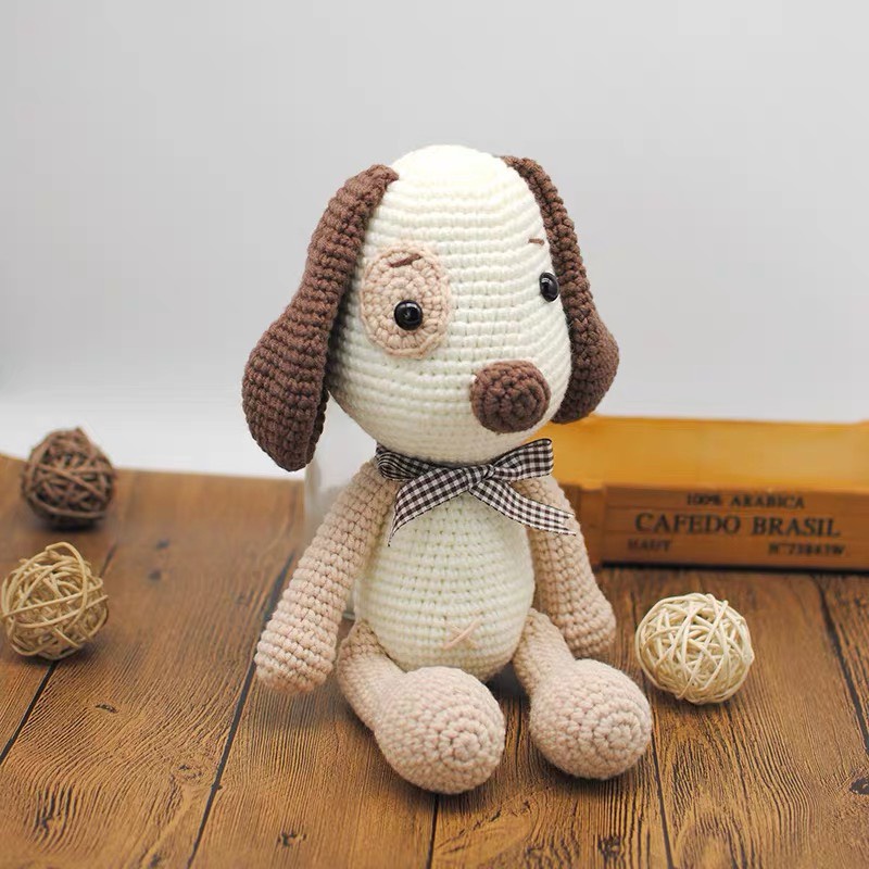 Chú Chó Henry - DIY Gói Nguyên Liệu Móc Len - Quà Tặng Handmade Tự Làm [Có hướng dẫn]