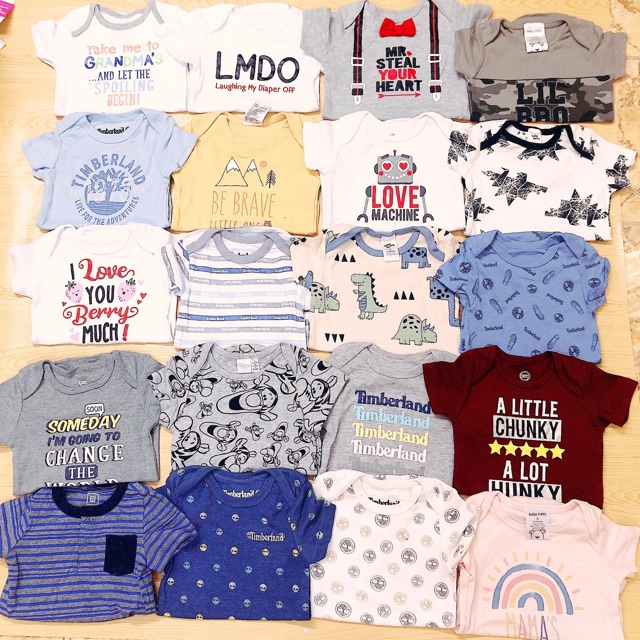 [MỚI 2020 ] 🎁Set 4 bodysuit tay cọc BÉ GÁI BÉ TRAI👧👦  THƯƠNG HIỆU CARTER'S NEWS XUẤT XỊN