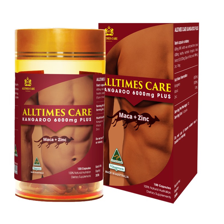 Viên uống tăng cường sinh lực, hỗ trợ sinh lý nam ALLTIMES CARE KANGAROO