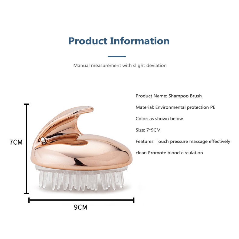 Lược Silicone Mát Xa Da Đầu Và Gội Đầu Chống Gàu Đa Năng