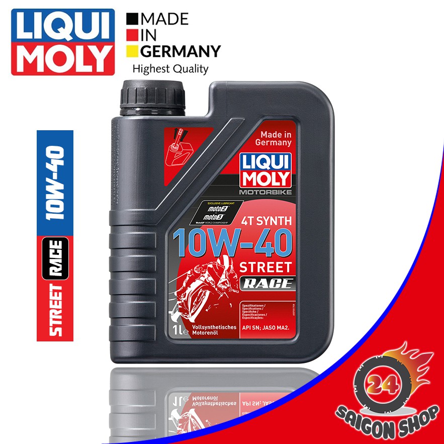 NHỚT LIQUI MOLY STREET RACE 10W40 Tổng Hợp Toàn Phần