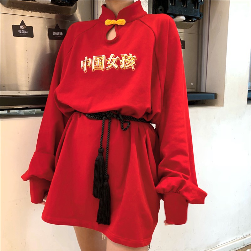 [Order] YAS0125-Áo dáng dài form rộng cô gái Trung Hoa | BigBuy360 - bigbuy360.vn