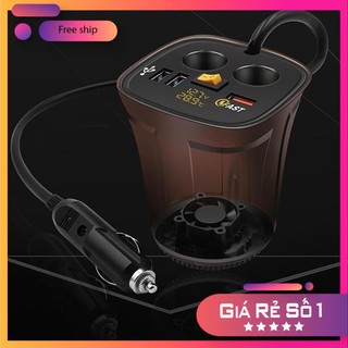⚡️giá tốt⚡️ bộ chia tẩu sạc xe hơi zsyoyu đa nguồn _ 2 cổng nguồn tẩu & 3 cổng nguồn usb