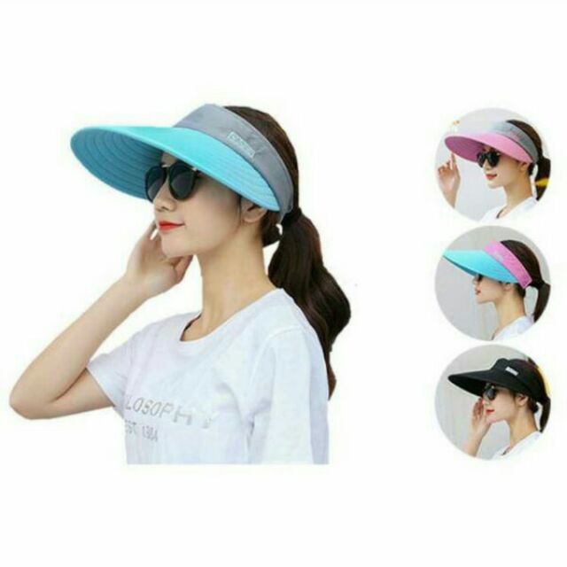 Mũ mùa hè, Nón rộng vành nửa đầu thời trang chống nắng không gẫy gập phong cách Hàn Quốc mũ đi biển chống tia UV