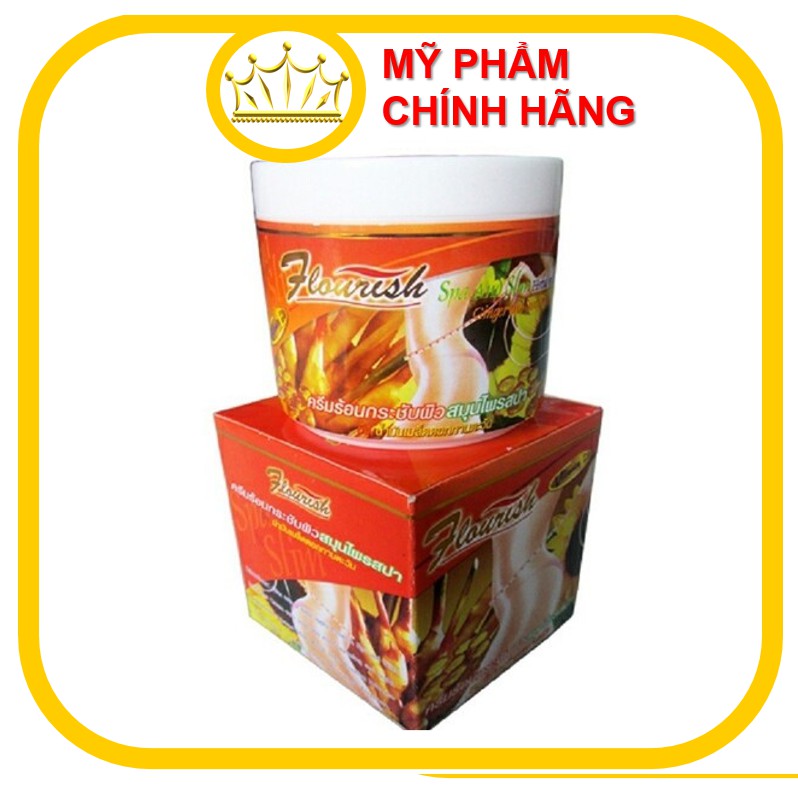 Kem tan mỡ bụng gừng ớt Thái Lan Flourish 500g