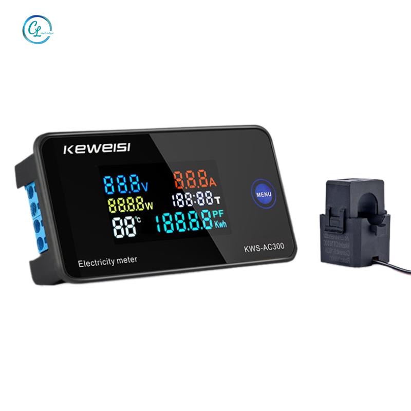 Đồng Hồ Đo Điện Áp Kỹ Thuật Số 0-100A KEWEISI KWS-AC300 AC 50-300V 45-65Hz