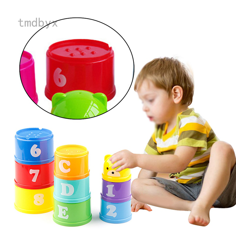 Set 8 Cốc Đồ Chơi Giáo Dục Bổ Ích Cho Trẻ