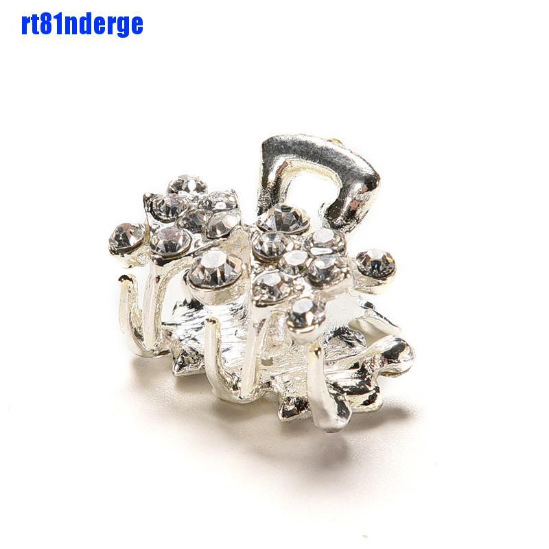 Kẹp Tóc Càng Cua Mini Đính Hoa Pha Lê Phong Cách Mới