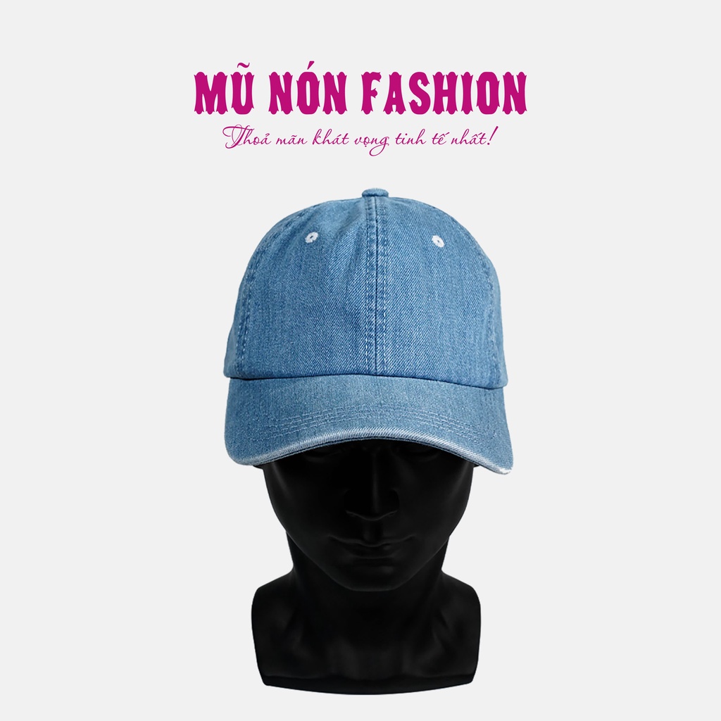 Mũ Jean Trơn - Nón kết nữ nam cao cấp full box phong cách thời trang ulzzang [Freeship Extra] toàn quốc