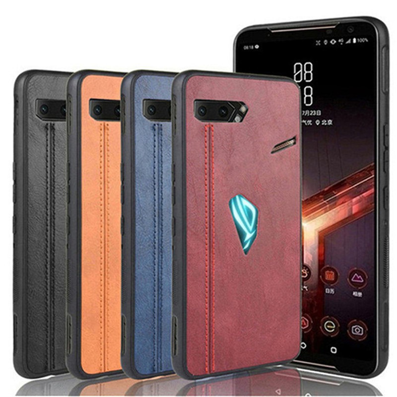 Ốp điện thoại da PU sang trọng cho Asus ROG Phone II 2 ZS660KL