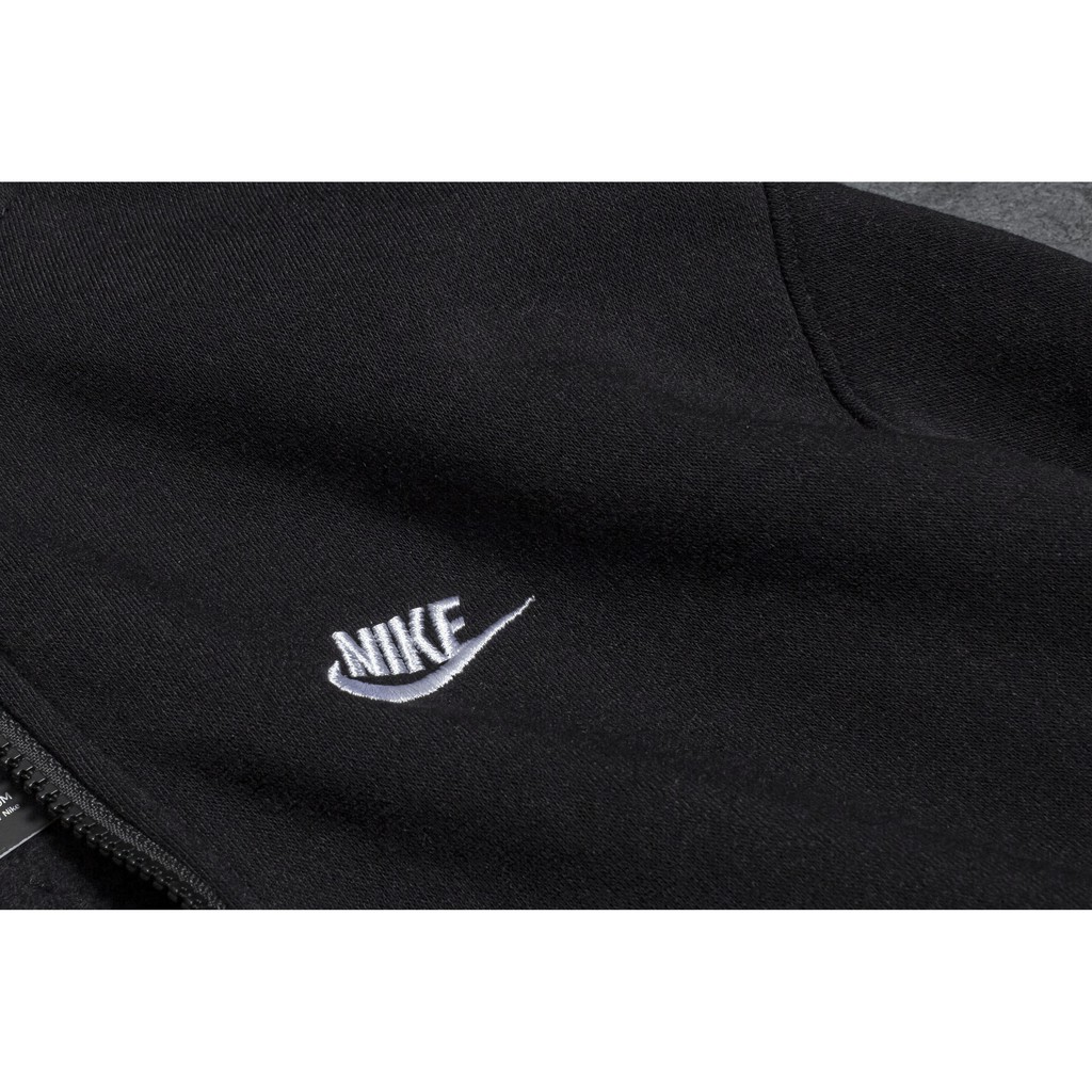 [CHÍNH_HÃNG] ÁO KHOÁC NIKE CLUB FLEECE PULLOVER HOODIE - ĐEN