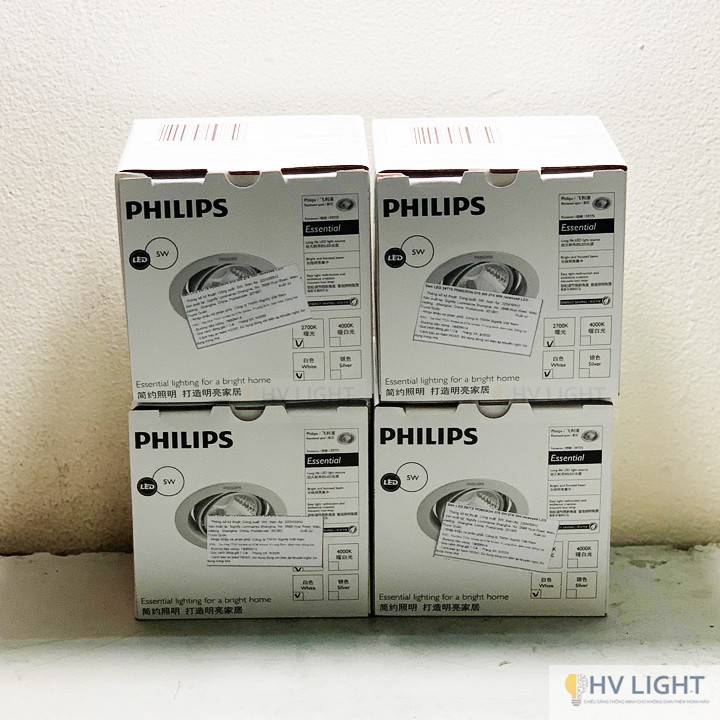 Đèn âm trần chiếu điểm PHILIPS LED Poremon 5977x - HÀNG CHÍNH HÃNG