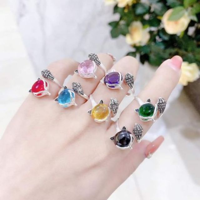 [bão giá hàng mới] Nhẫn hồ ly bạc ta cho phái nữ