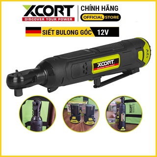 Máy siết ốc-Máy siết bulong góc Kèm 2 Pin 12V XCORT [CHÍNH HÃNG]