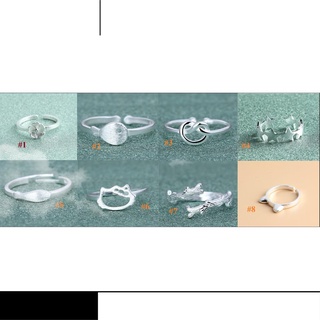 (Mới) Nhẫn bạc pha 13 mẫu NB199