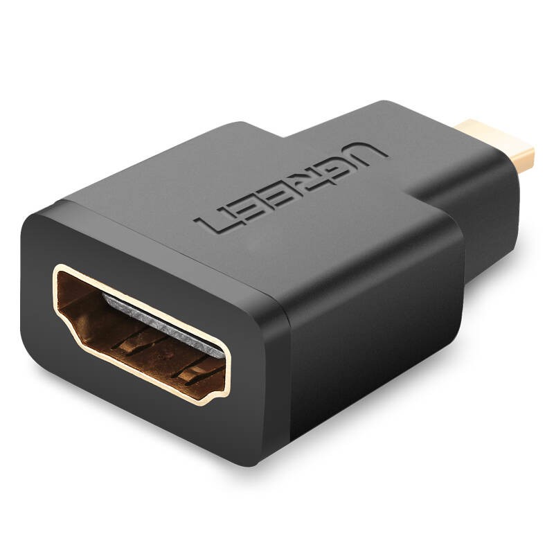 Đầu chuyển đổi micro HDMI male to hdmi female - UGREEN 20106 - (màu đen)