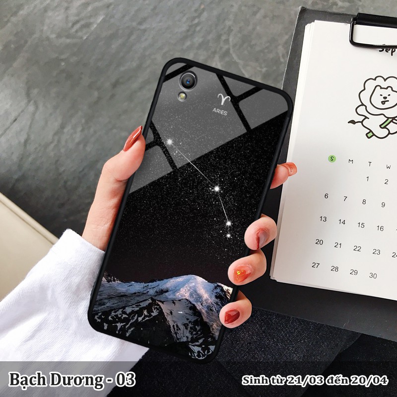 Ốp kính OPPO NEO 9 in cung hoàng đạo