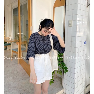 Áo thun nữ vằn [STORY] A2121 (ảnh thật)