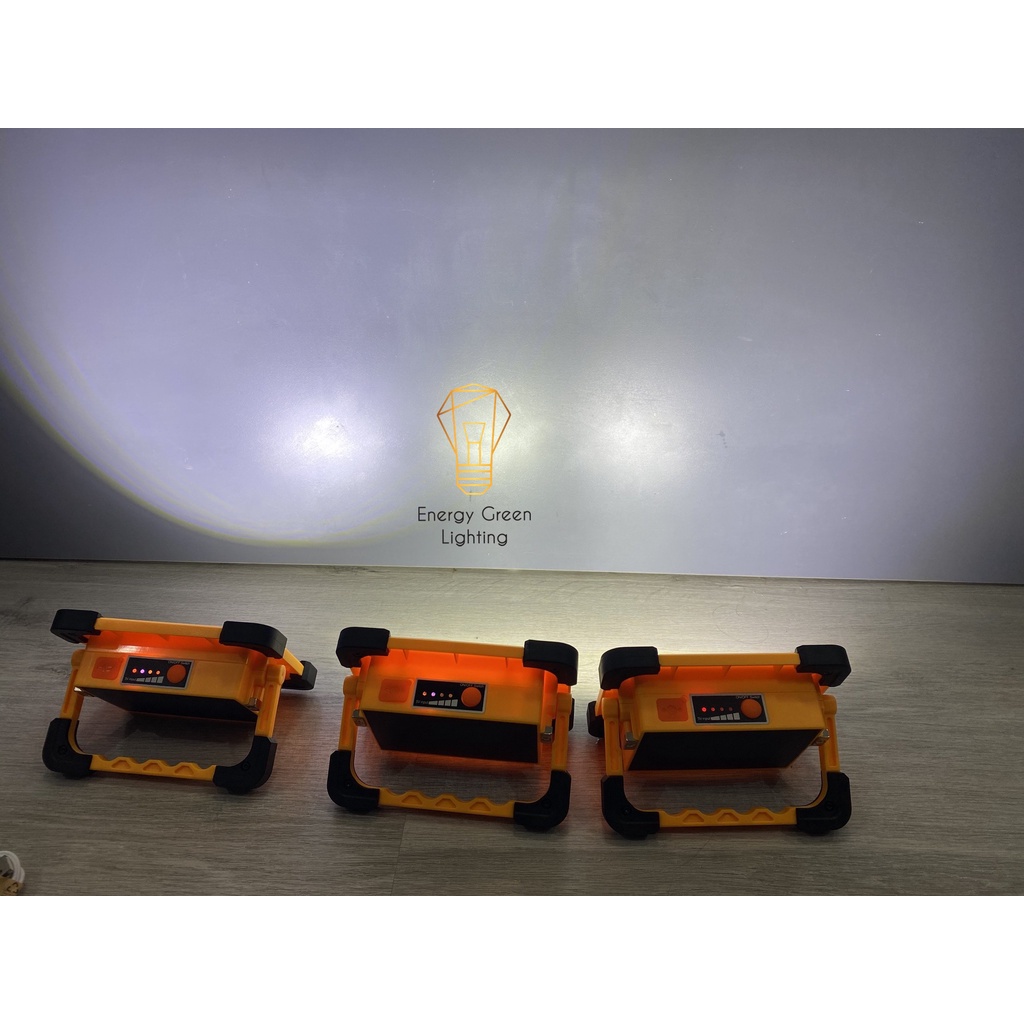 Pha Led Năng Lượng Mặt Trời Energy Green Lighting Tích Hợp Pin Sạc Tích Hợp Siêu Sáng W852 , W853 , W854