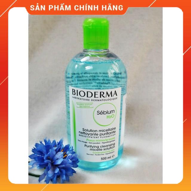 Nước Tẩy Trang BIODERMA Senbium Nắp Xanh Cho Da Hỗn Hợp Thiên Dầu, Da Dầu Và Da Mụn.