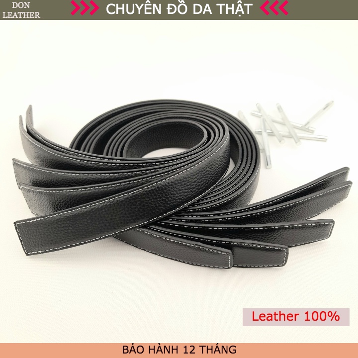 Dây Lưng Nam Thủ Công Viền Chỉ Nổi Da Bò Vân Sần Full 2 Mặt Cao Cấp  Hàng Loại 1