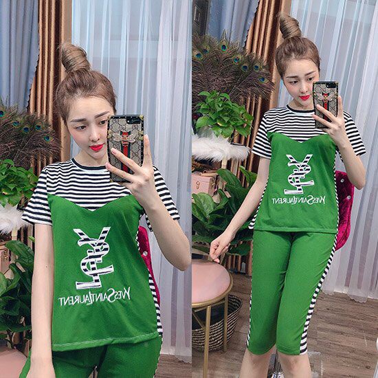 [Mã WASTUP24 giảm 10K đơn 50K] [SALE RẺ LẺ MÀU] Đồ Bộ Nữ Bigsize Set Bộ Thun Trung Niên Quần Lửng Đồ Bộ Mặc Nhà Đ