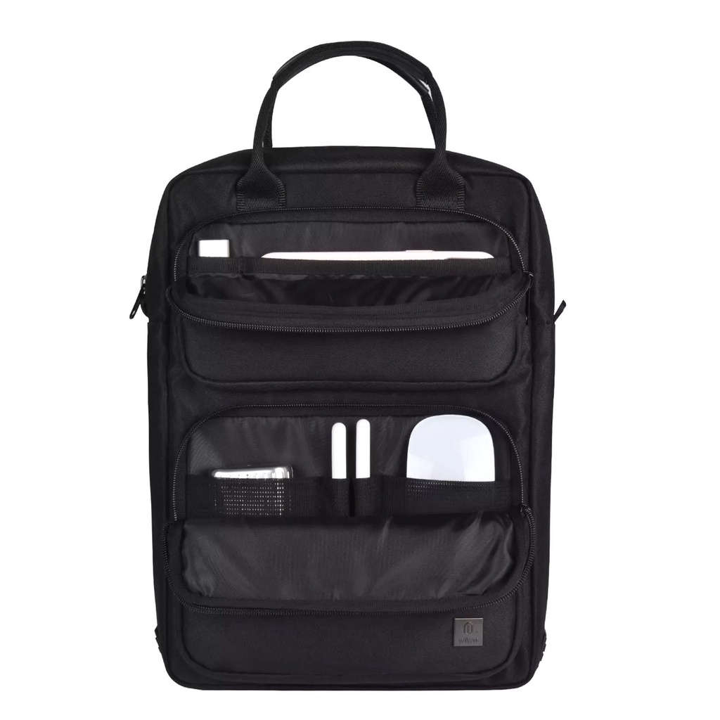 WIWU Alpha Vertical Layer Bag - Túi Xách dọc cho Laptop , Macbook , Ultrabook , Surface Book , tặng kèm quai đeo