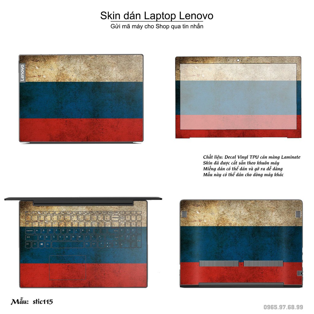 Skin dán Laptop Lenovo in hình Hoa văn sticker nhiều mẫu 19 (inbox mã máy cho Shop)