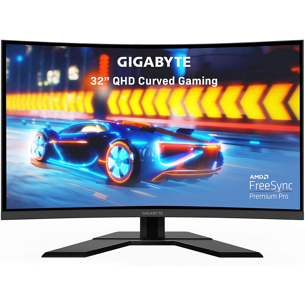 Màn hình gigabyte M32QC 31.5 inch 1ms 2K 165Hz Curved VA USB-C màn siêu gaming chính hãng BH 36 tháng