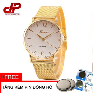 Đồng hồ Nam Nữ dây hợp kim Geneva CP0992 [BẢO HÀNH 3 THÁNG]
