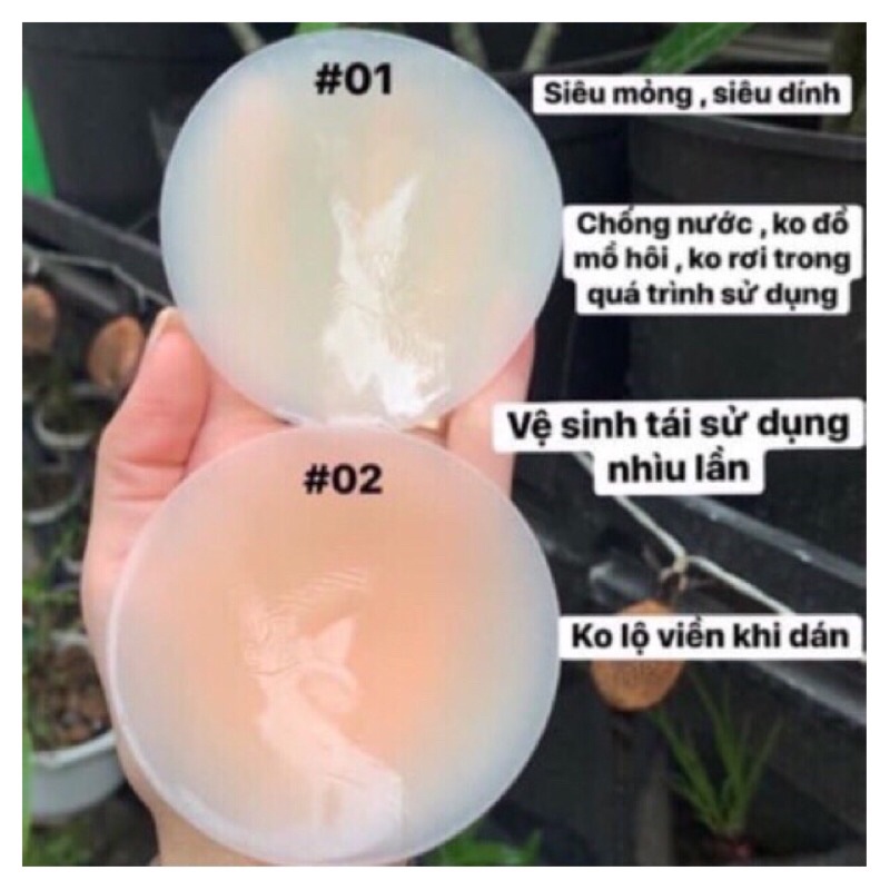 MIẾNG DÁN NGỰC SILICON TÀNG HÌNH CAO CẤP siêu chắc chống nước dùng được nhiều lần - Miếng dán đầu ti nhũ hoa màu da đen