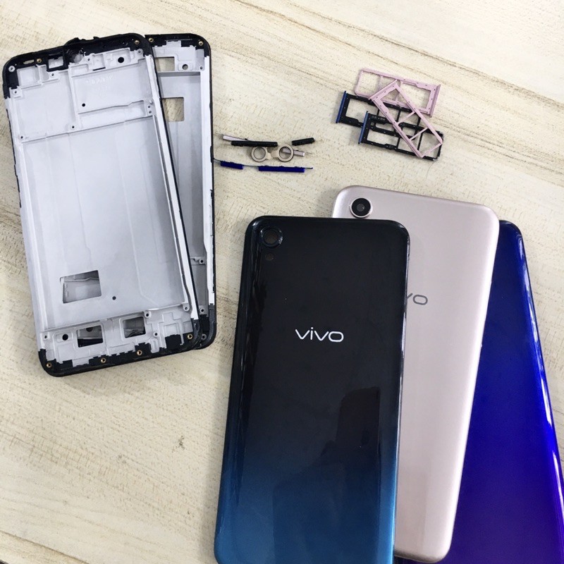 Bộ Vỏ + Sườn ViVo Y91c Zin Hàng Cao Cấp.( Tặng khay Sim )