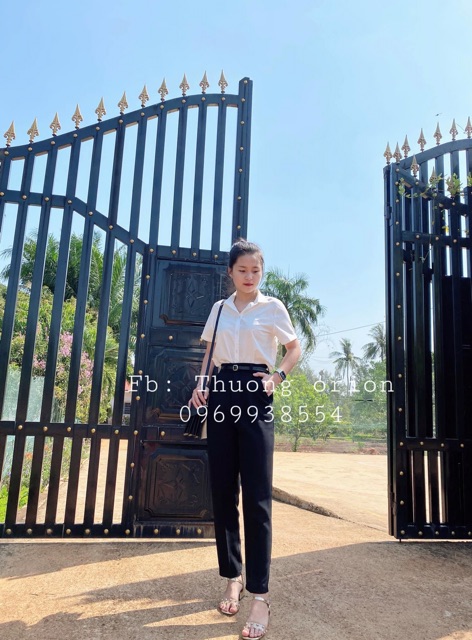 Sơ mi trắng các kiểu hàng thiết kế ( hình thật kèm video)