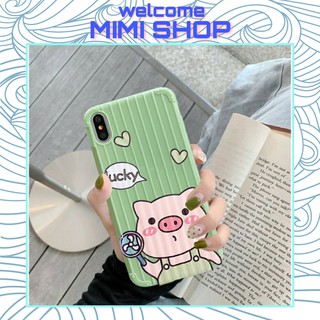 [FREESHIP 50K] Ốp lưng iphone SỌC LỢN XANH 6/6S/6plus/6splus/7/8/7plus/X/XS/XSmax/11/11promax - MiMi Shop