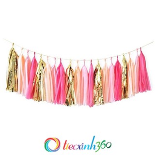 Set 5 dây tua rua trang trí tiệc