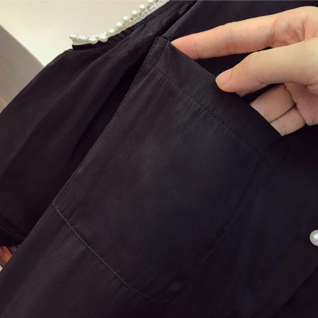 Bộ đồ nữ 2 món gồm áo hở vai và quần ống rộng cạp cao vải lụa lạnh thời trang mùa hè
