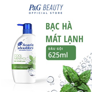 Dầu gội head&shoulders 625ml bạc hà mát lạnh