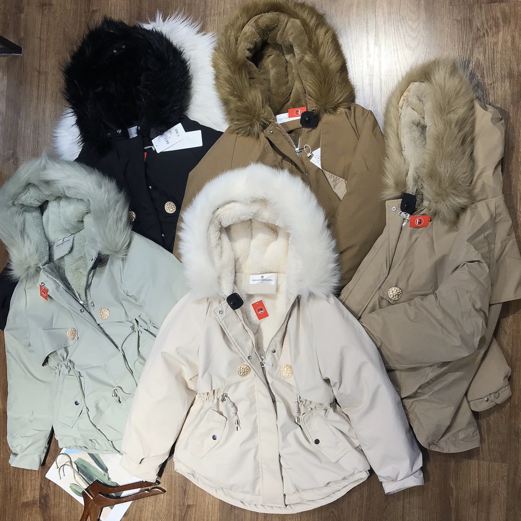 [ÁO PARKA NỮ] Áo Khoác Nữ Lót Lông Áo, Parka Cao Cấp Hottrend Hàng Quảng Châu Loại 1 Kèm Ảnh và Clip Thật | WebRaoVat - webraovat.net.vn