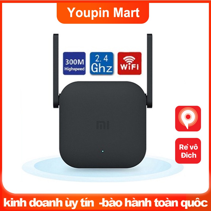 Thiết bị kích sóng Wifi Xiaomi Repeater Pro bộ kích sóng wifi Xiaomi Pro