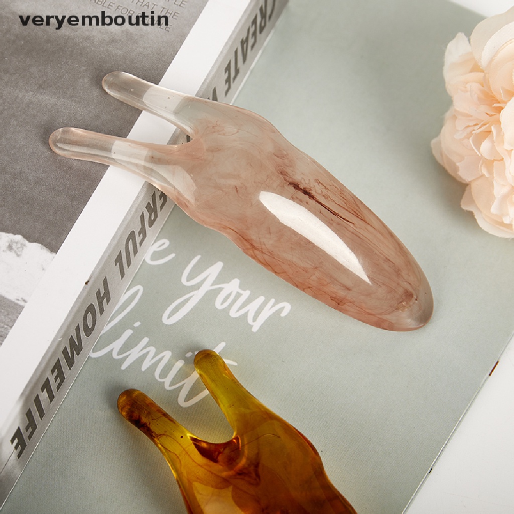 Bảng Đá Guasha Bằng Nhựa Tự Nhiên Mát Xa Tay Thư Giãn