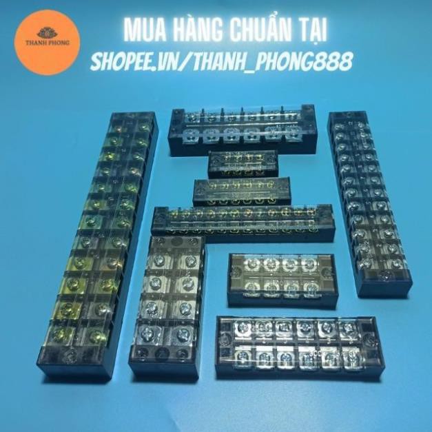 Cầu Đấu Điện Domino Đủ Kích Cỡ 15A 25A 45A 4P 6P 12P