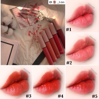 Son Eglips velvet fit tint mềm mịn môi màu 02 - cam san hô