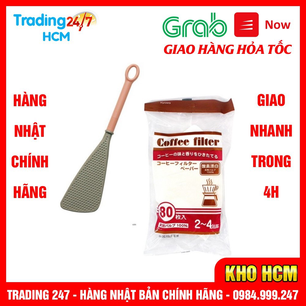 [Hỏa tốc HCM] Combo Muôi đảo chịu nhiệt và Set 80 túi giấy lọc trà, cà phê size L Nhật Bản