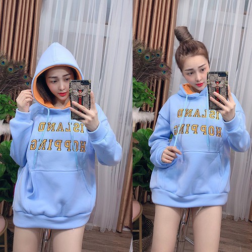 [NEW] Áo khoác nam nữ mùa đông, áo nỉ có mủ form rộng nam nữ mặc đẹp tay phồng chất liệu dày dặn A003 | BigBuy360 - bigbuy360.vn