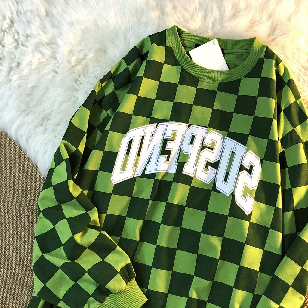Áo sweater tay dài kẻ sọc thời trang mùa thu
