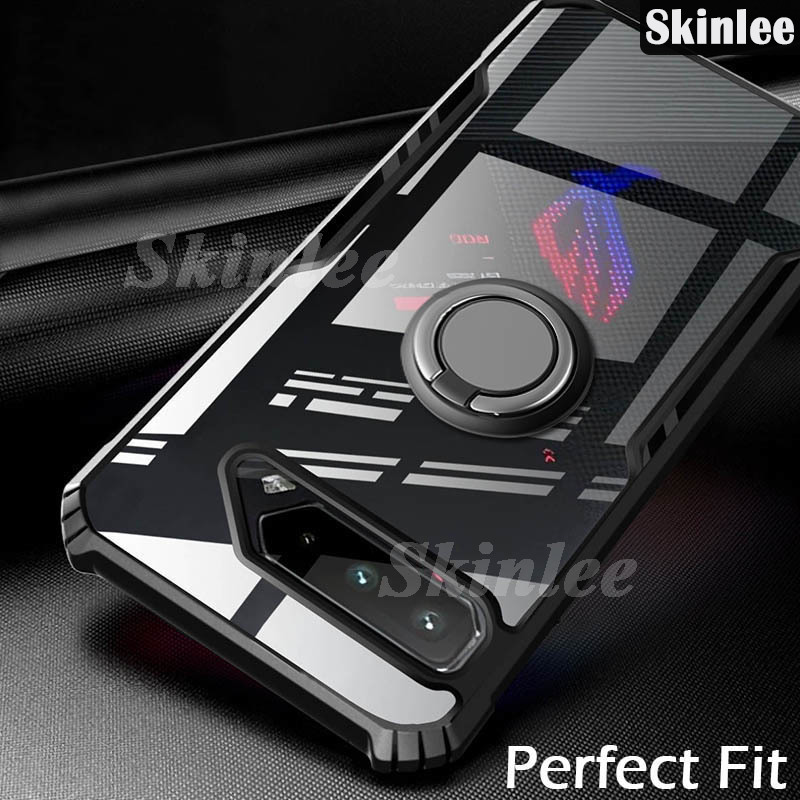 Ốp Lưng Chống Sốc Có Nhẫn Đỡ Đứng Cao Cấp Cho Asus Rog 5 Pro 5S Pro Phone 5 Pro Ultimate Rog Phone 3 6 Pro 6D Ultimate 7