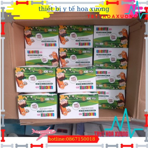 [garcotex kid]khẩu trang y tế 4 lớp kháng khuẩn trẻ em màu ngẫu nhiên