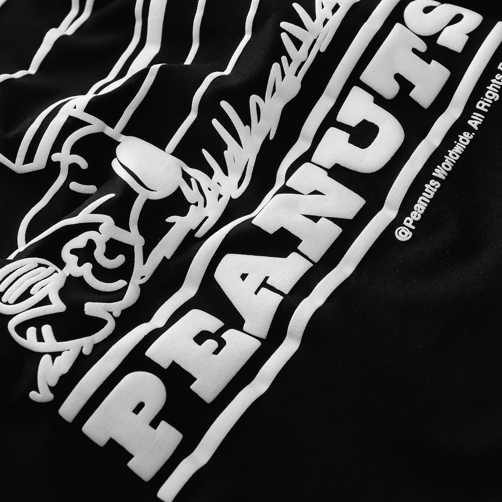 Áo thun thời trang unisex, họa tiết hoạt hình SNOPPY siêu cute, chất cotton dệt đồng bo cực đẹp 1991