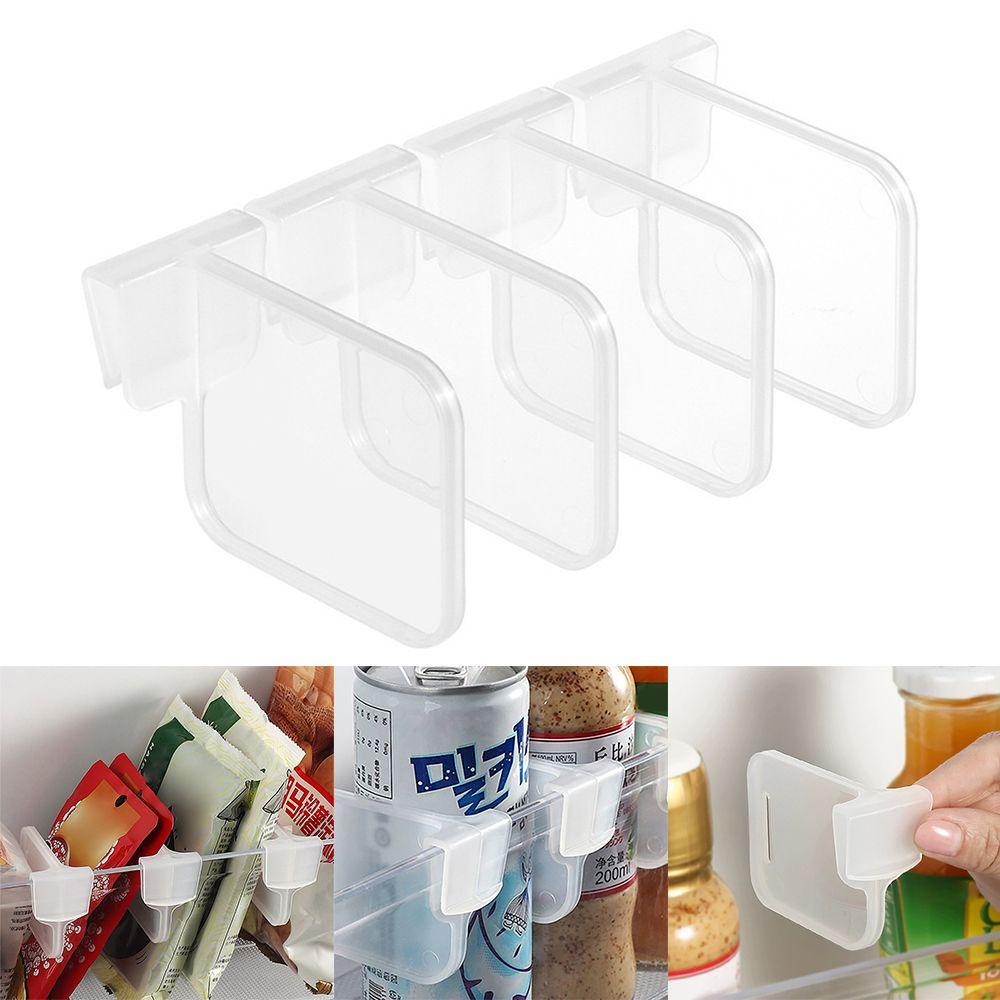 CONOPERY Giá Đỡ Phân Chia Thức Ăn / Mỹ Phẩm Phân Ngăn Tủ Lạnh Bằng Nhựa Tiện Lợi