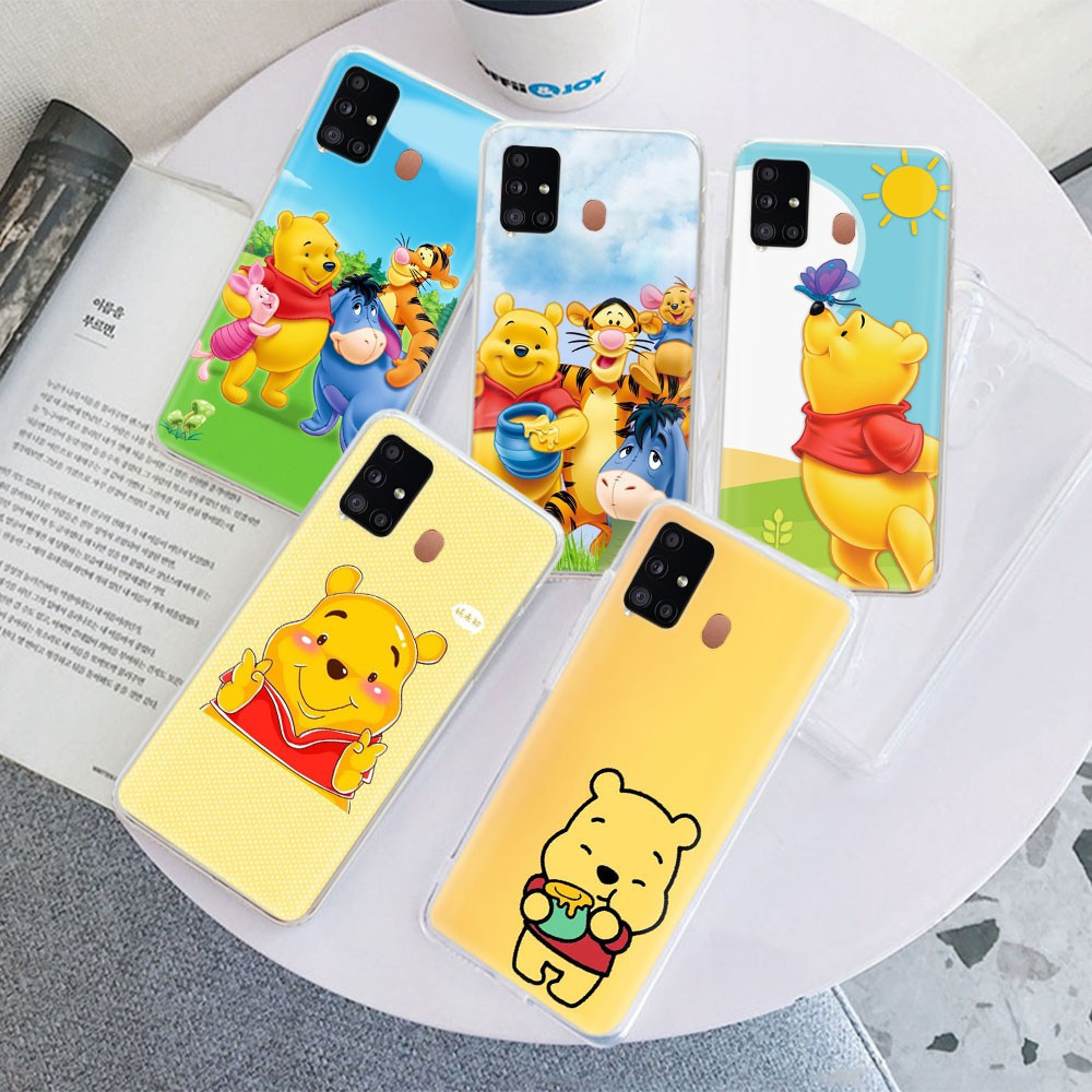 Ốp Điện Thoại Trong Suốt Hình Gấu Pooh Cho iPhone XR 8 5S 5 7 6S 6 11 Pro Plus Max SE Tr99
